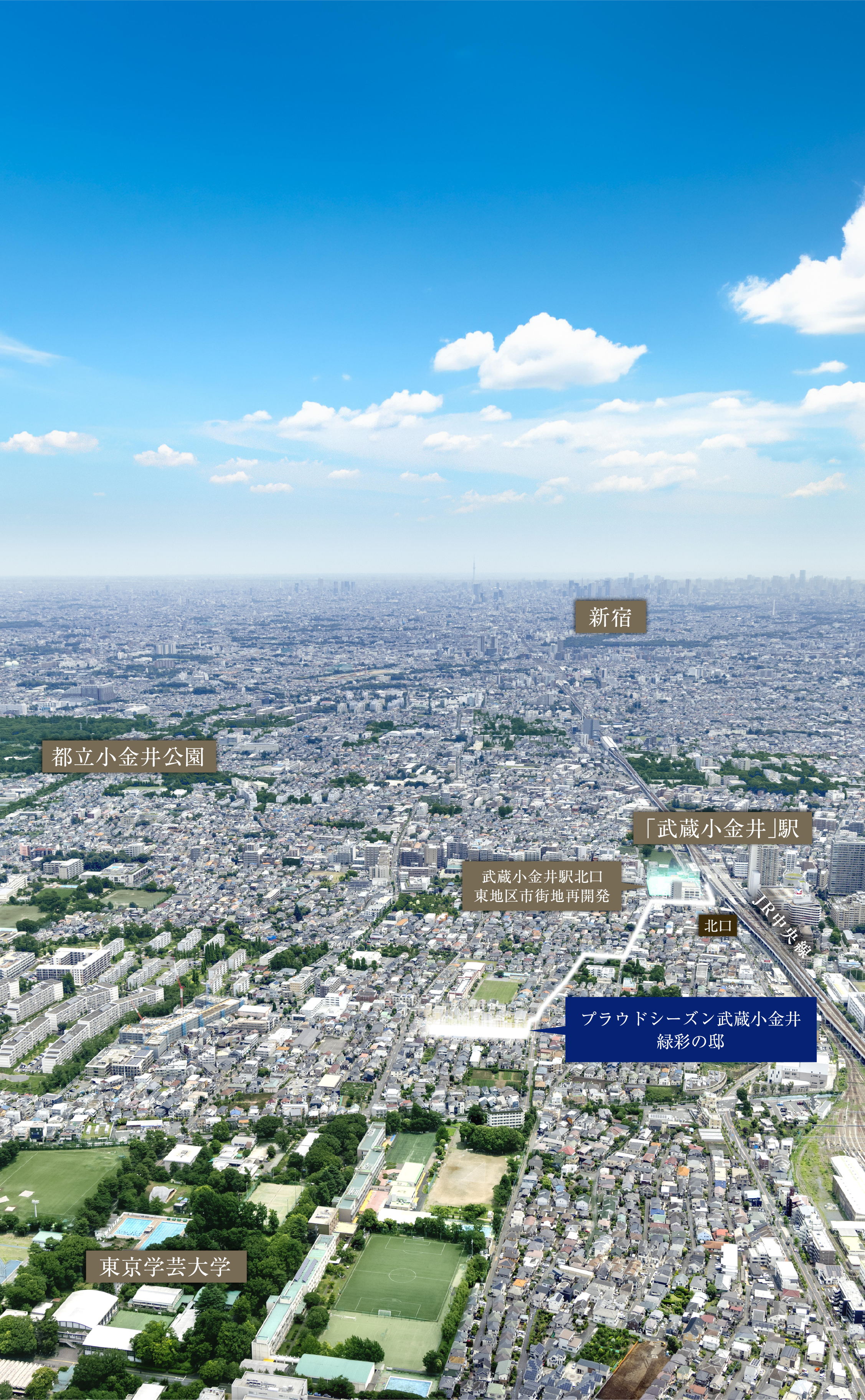 現地周辺空撮写真