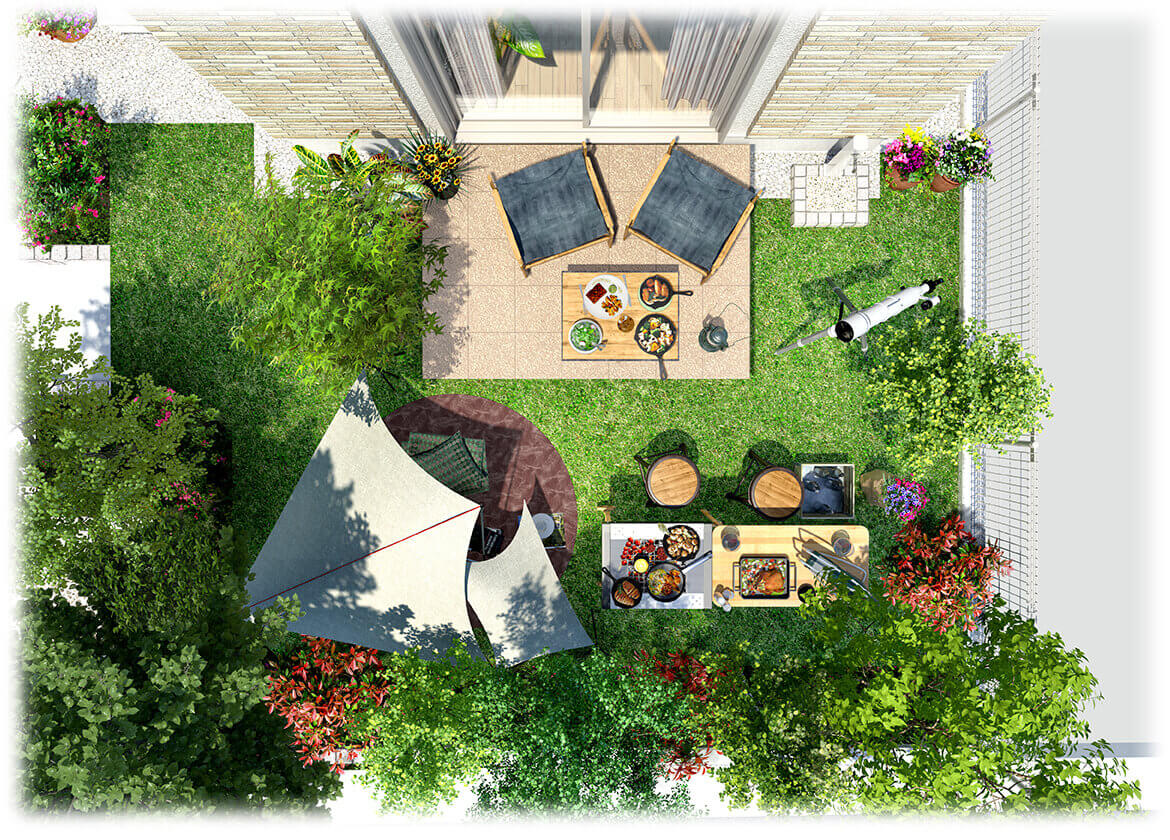 専用庭「グランピング」イメージ