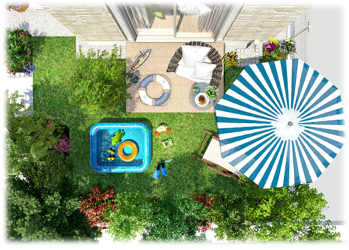 専用庭「リゾート」イメージ