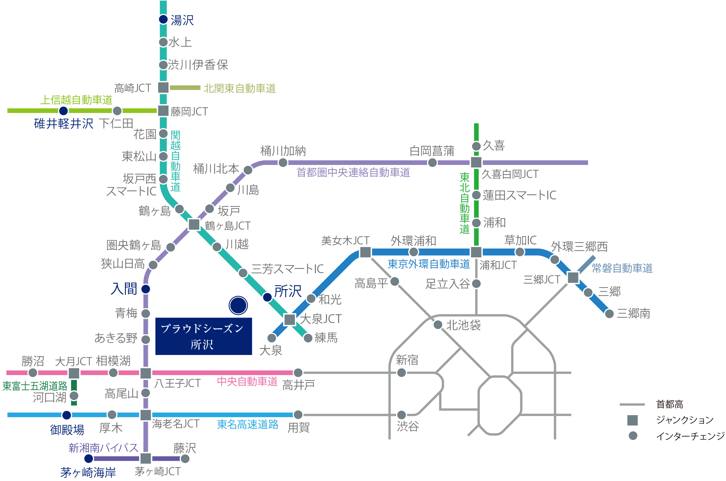 高速道路図