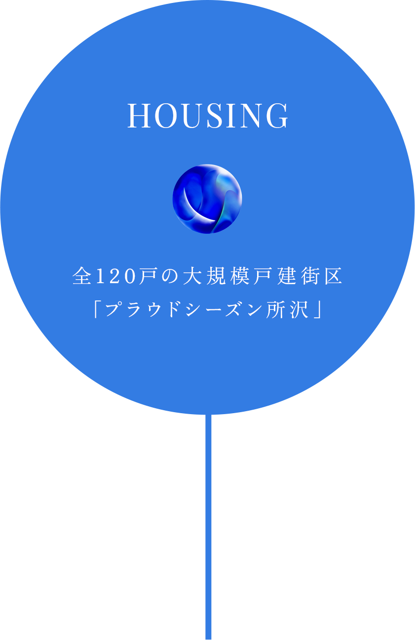 HOUSING全120戸の大規模戸建街区「プラウドシーズン所沢」