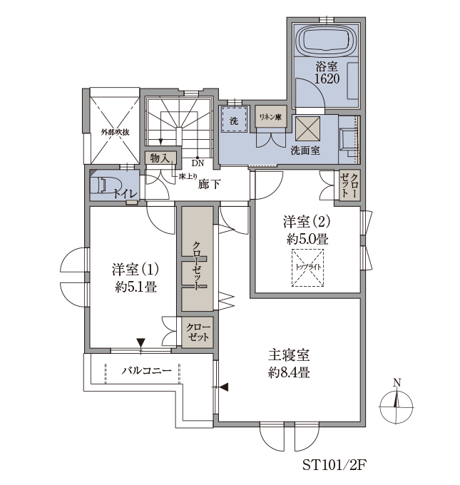 ST101間取り図