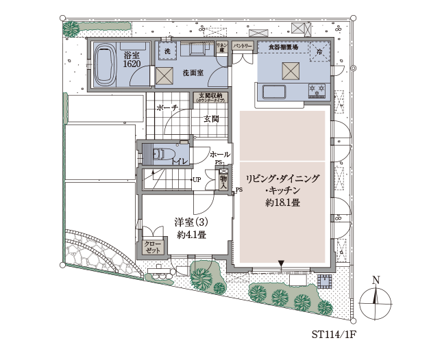 ST114／1F間取り図