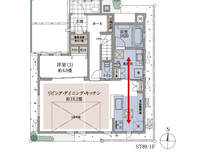 ST89／1F間取り図