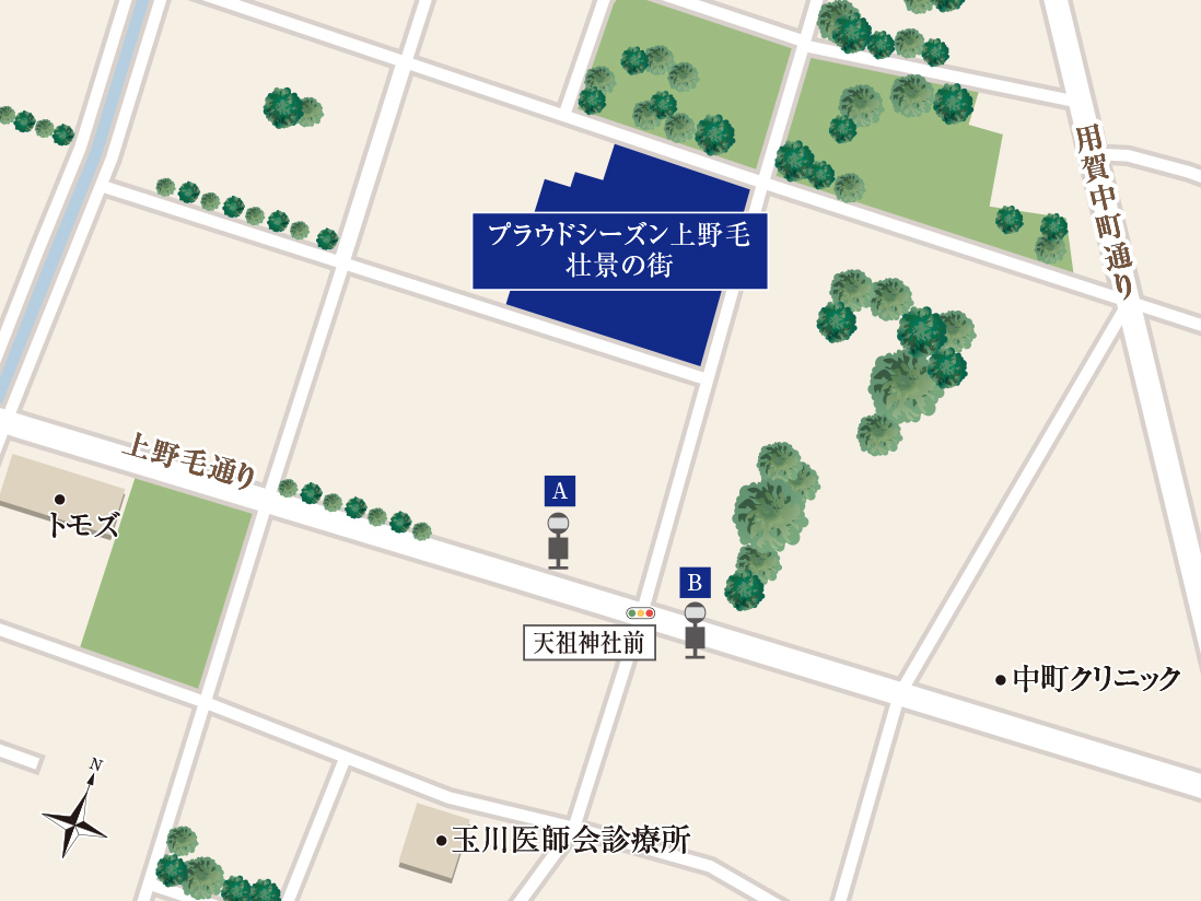 バス停案内図