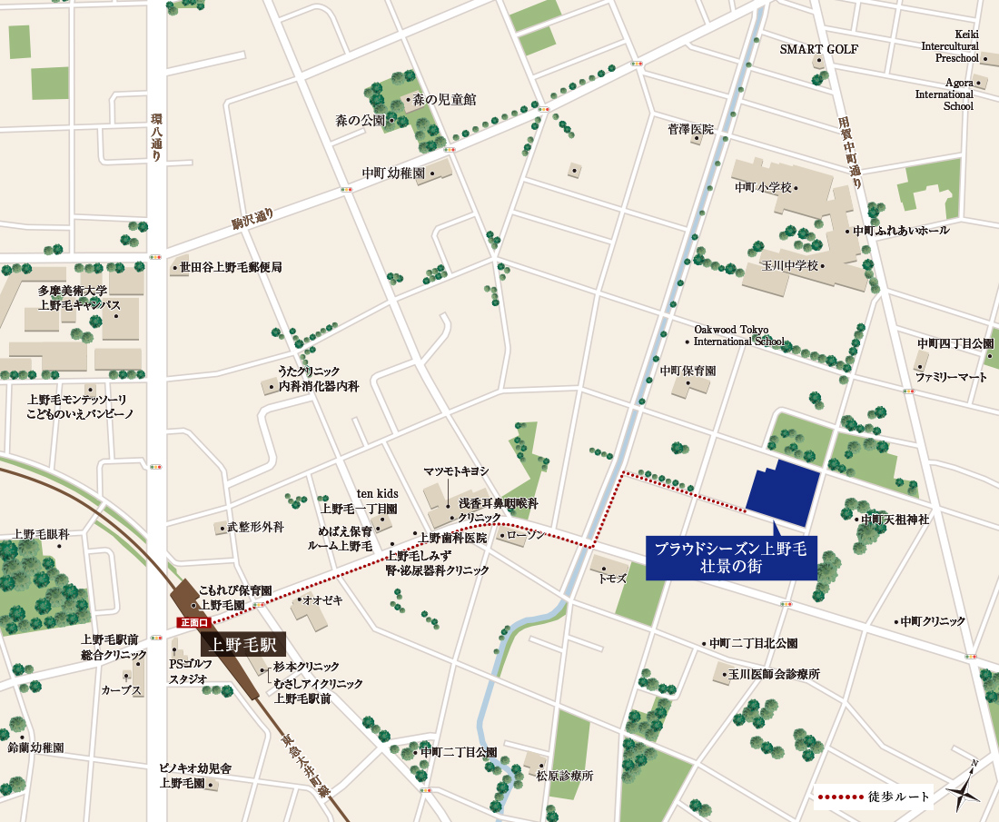 現地案内図
