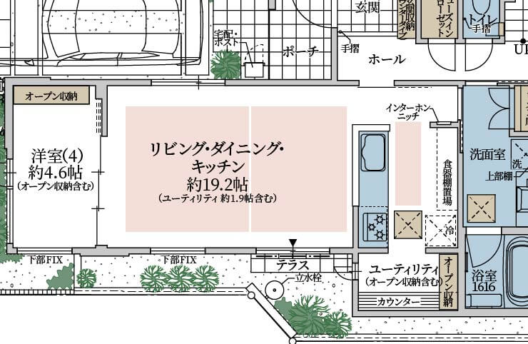 Stage1間取り図（一部抜粋）