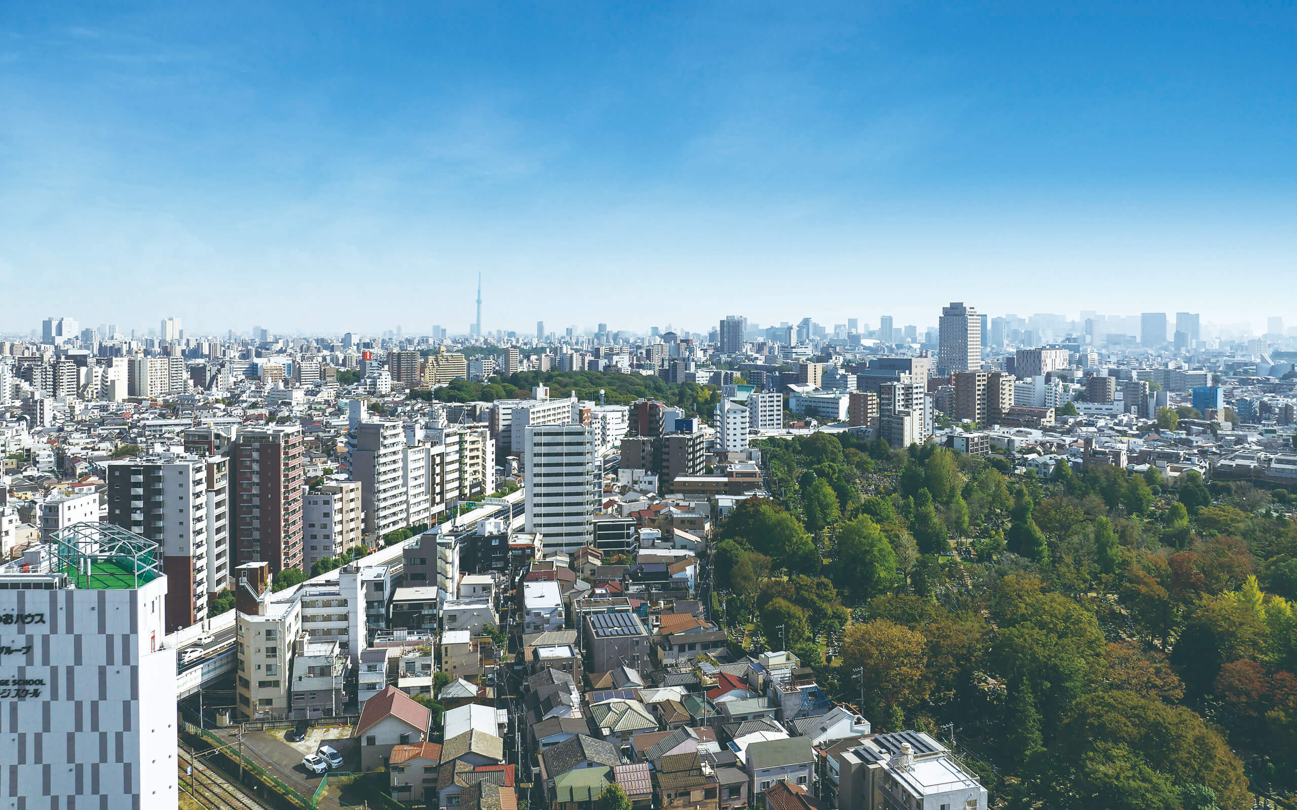 ECタイプ16階の高さより東方向の景色