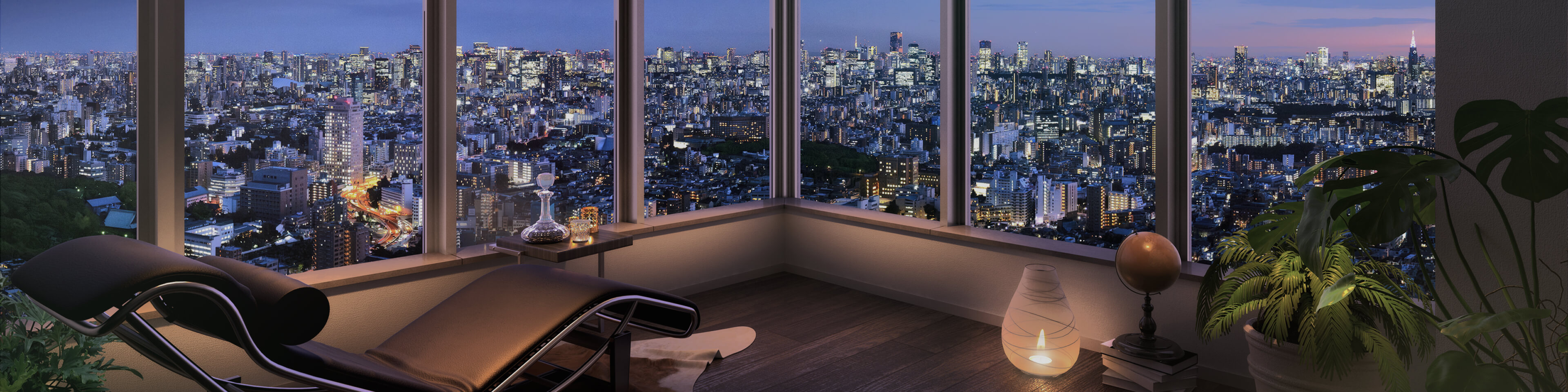 ENタイプ(47階)室内完成予想CG