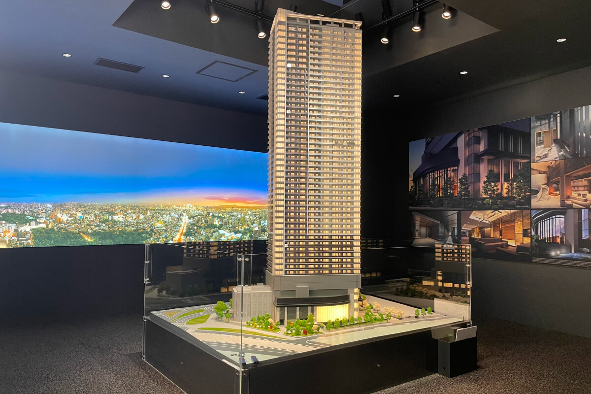 「プラウドタワー池袋」マンションギャラリー内模型ルーム