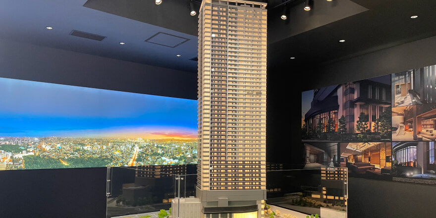 「プラウドタワー池袋」マンションギャラリー内模型ルーム