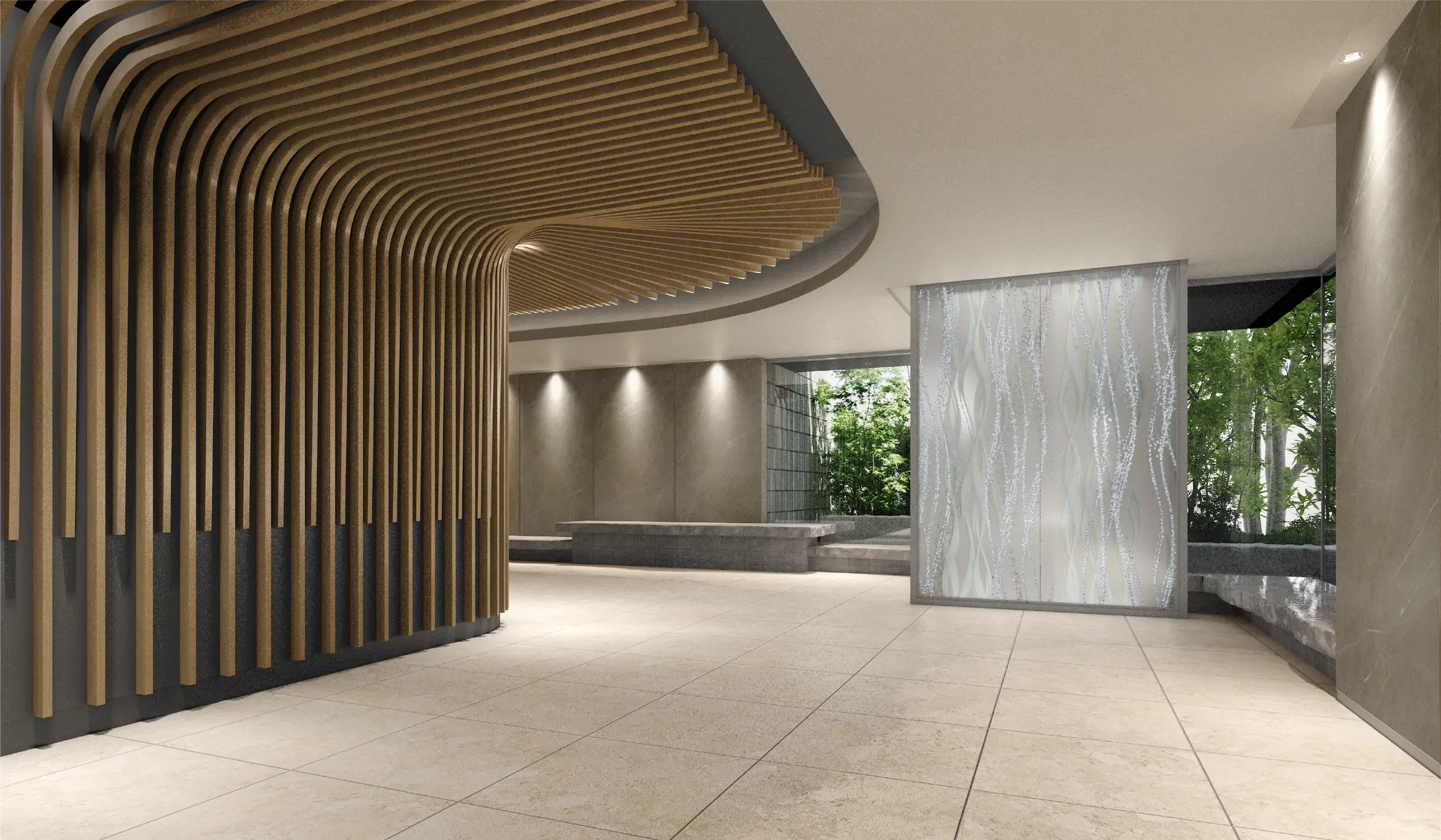 エントランスホール完成予想CG