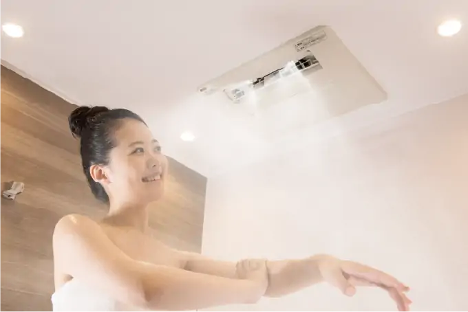 家事｢楽｣機能を搭載した ミストサウナ｢MiSTY｣