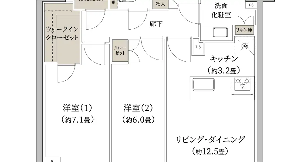 Bタイプ間取り