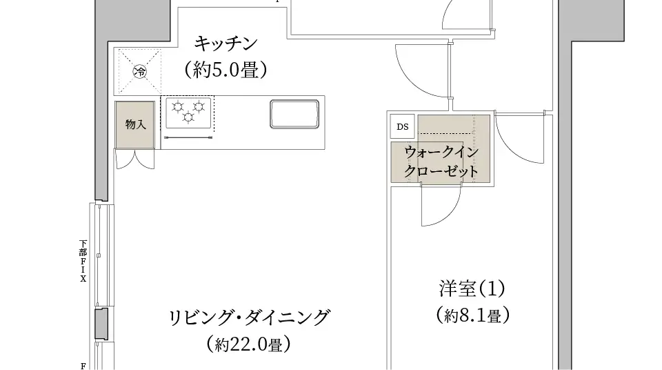 Aタイプ間取り