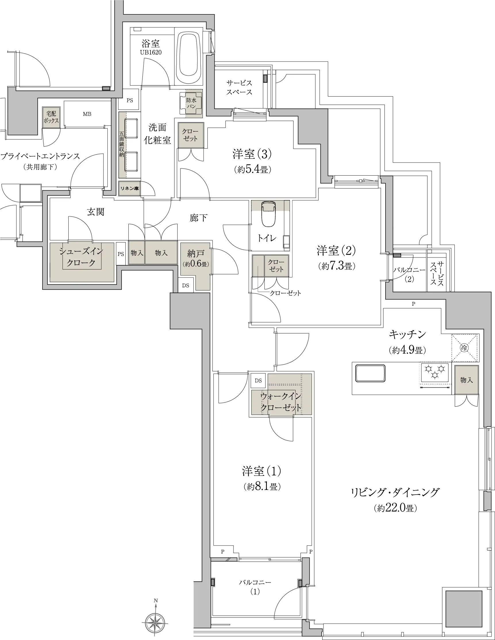 Dタイプ間取り