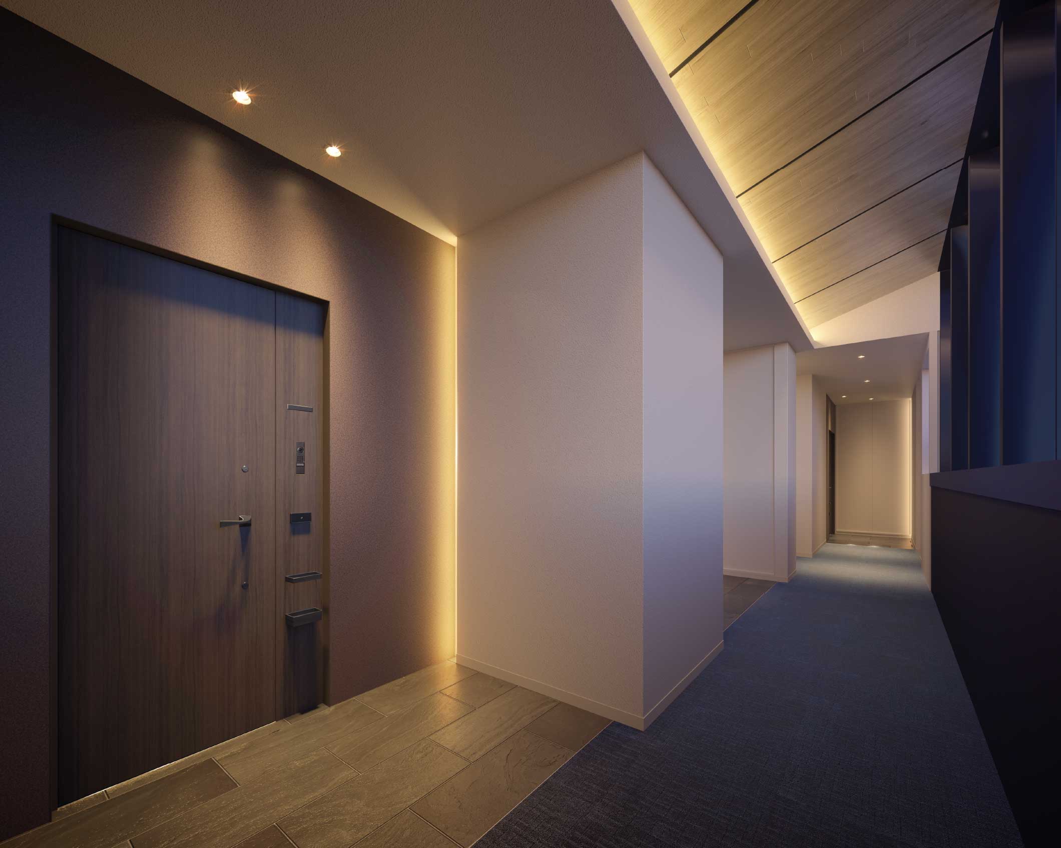 11~14階内廊下完成予想CG