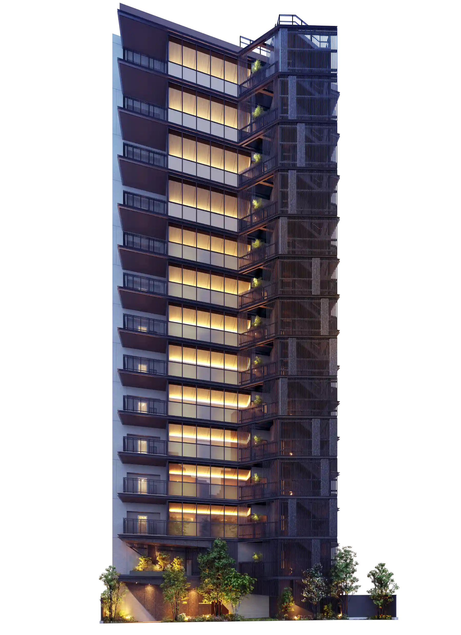 北側外観完成予想CG