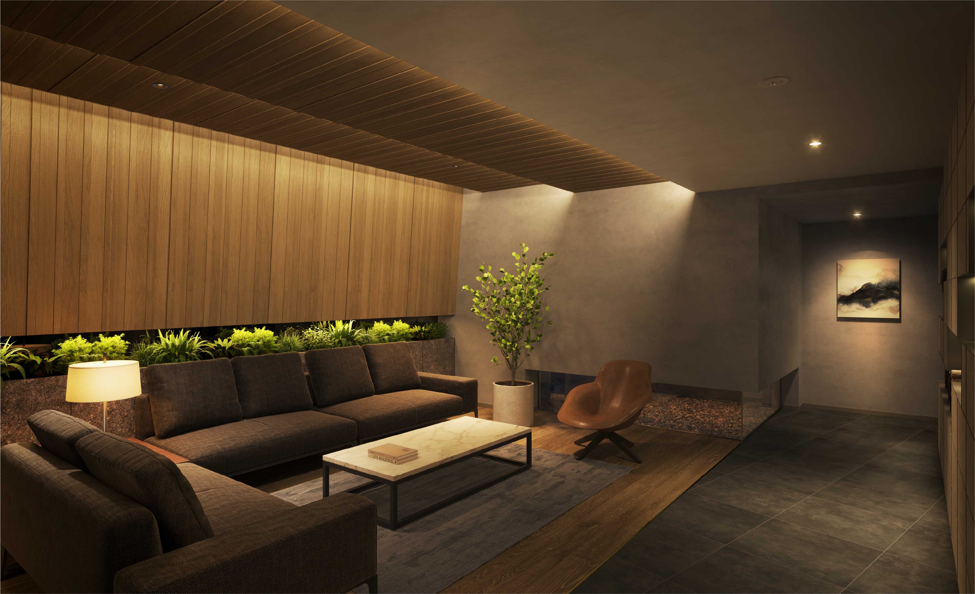 ラウンジ完成予想CG