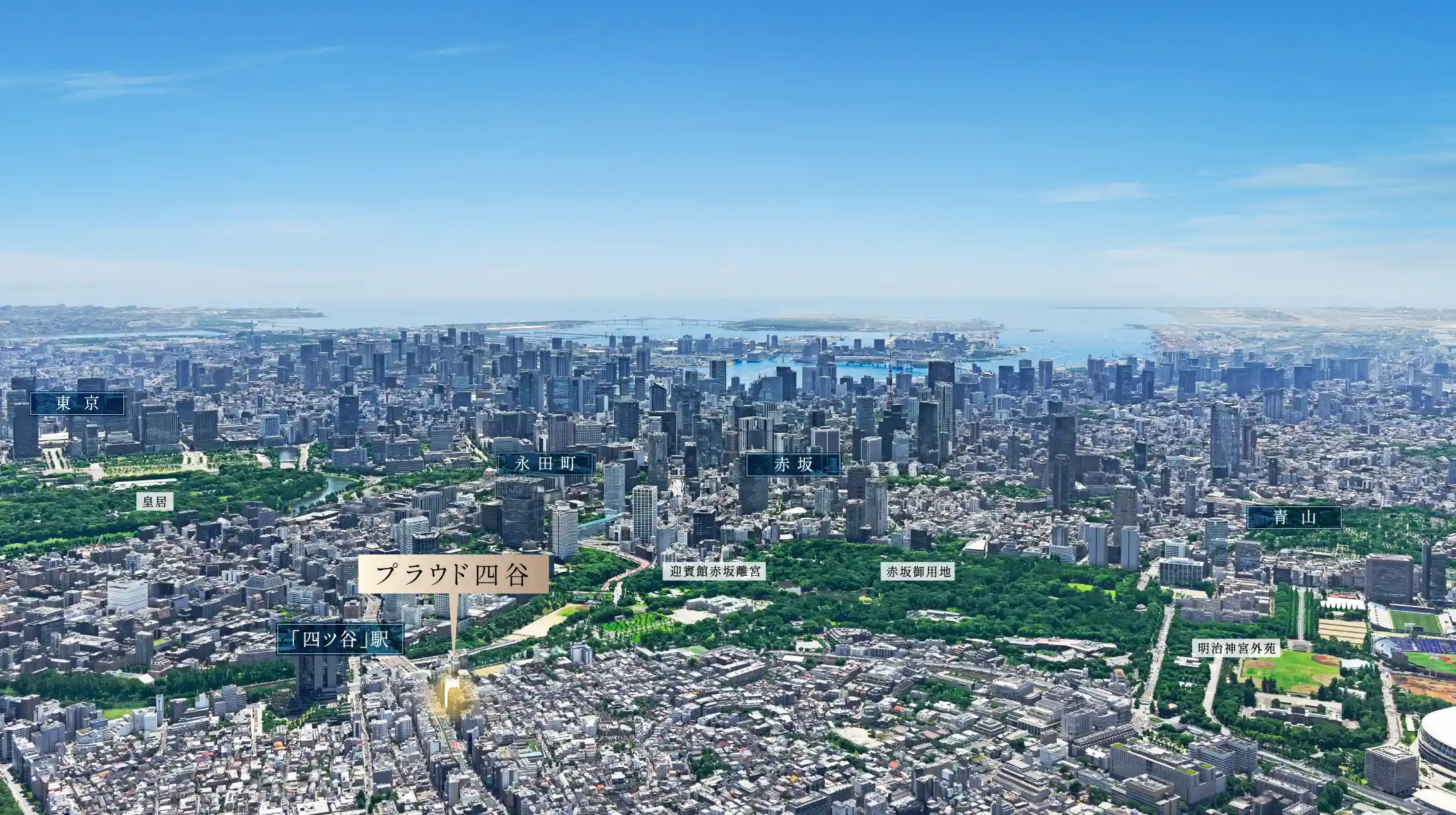 現地周辺航空写真