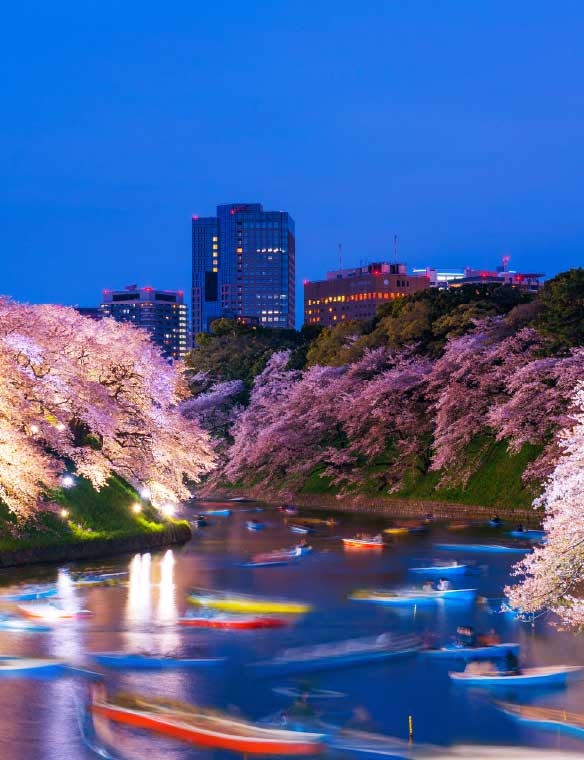 千鳥ヶ淵（約1,580m）