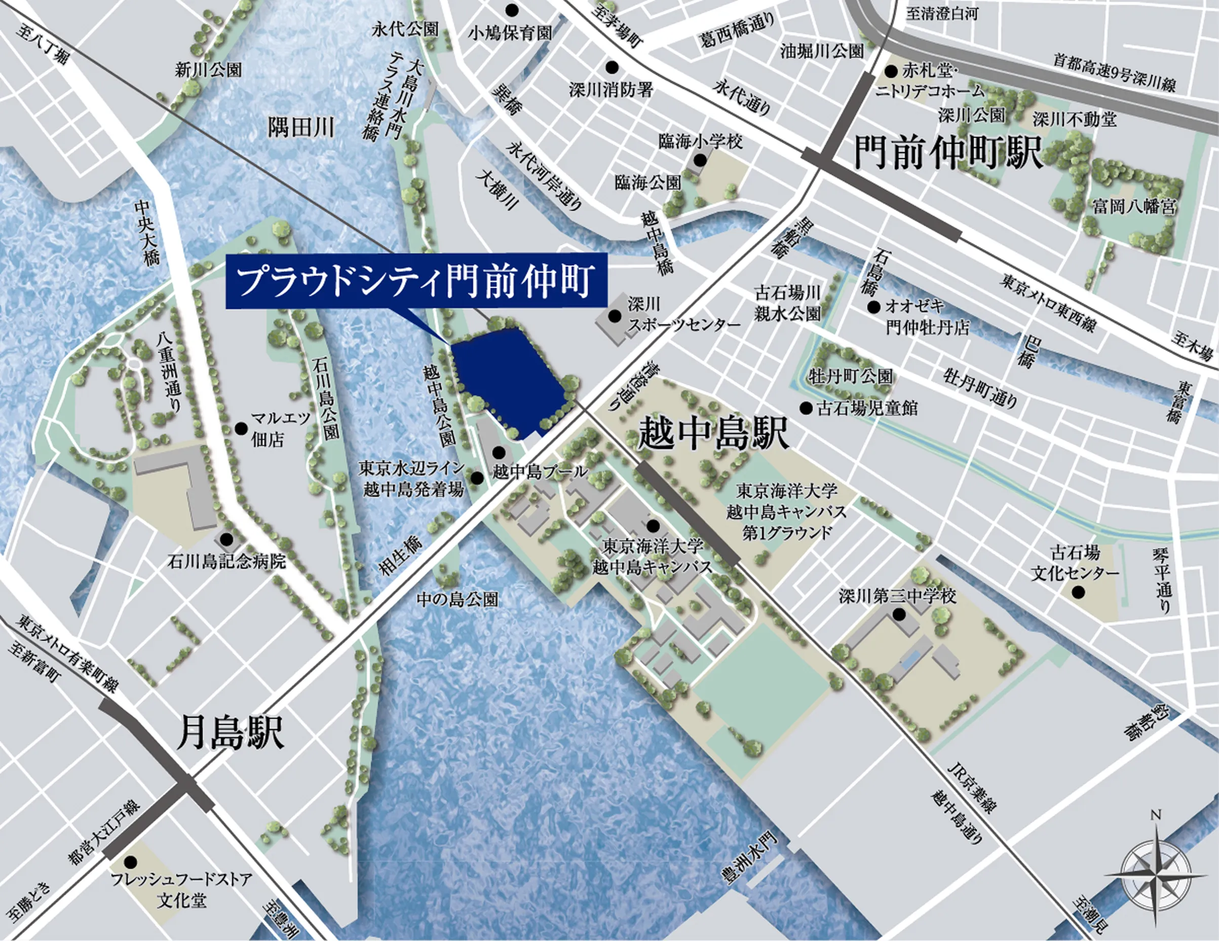 現地案内図