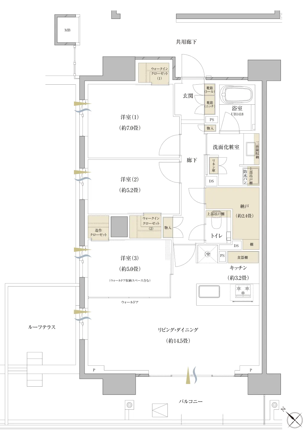 A27rタイプ 間取り図