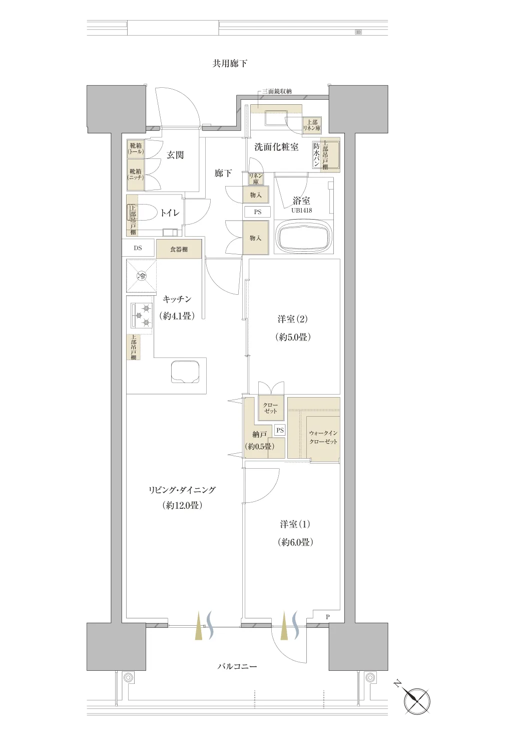 A3タイプ 間取り図