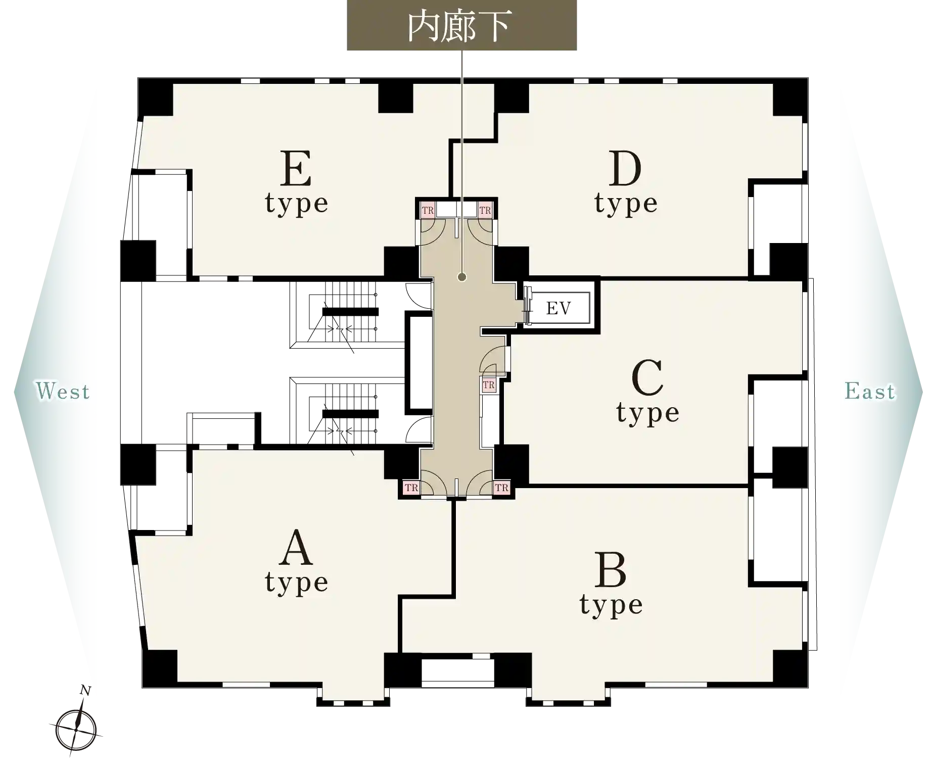 3-13階平面イラスト