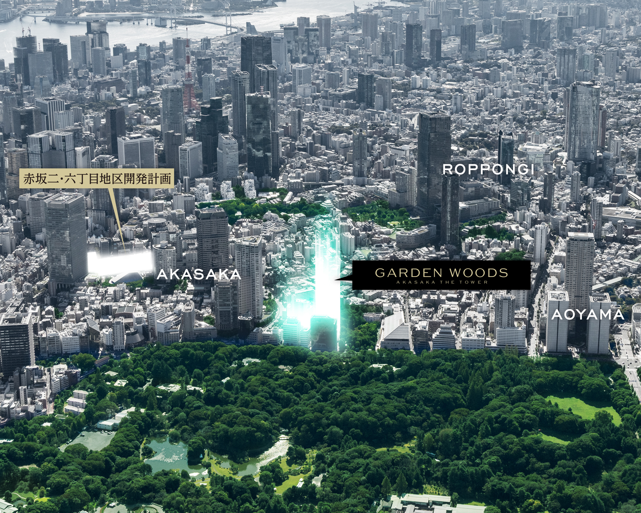 現地周辺航空写真