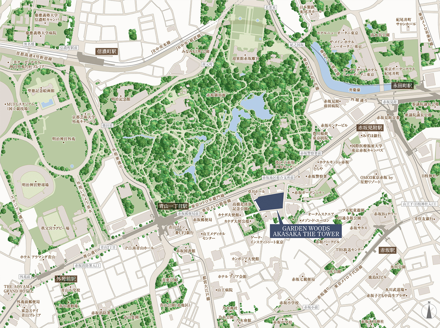 現地案内図
