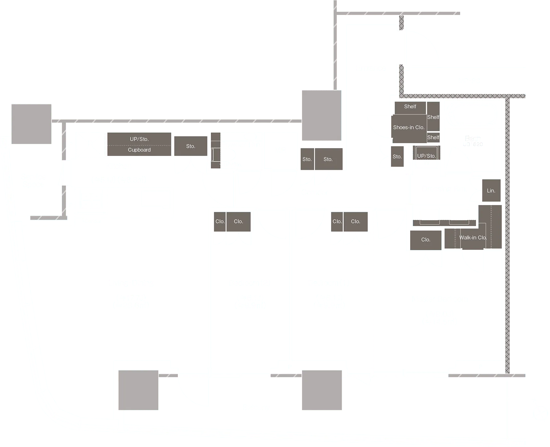 S104-HHの間取図