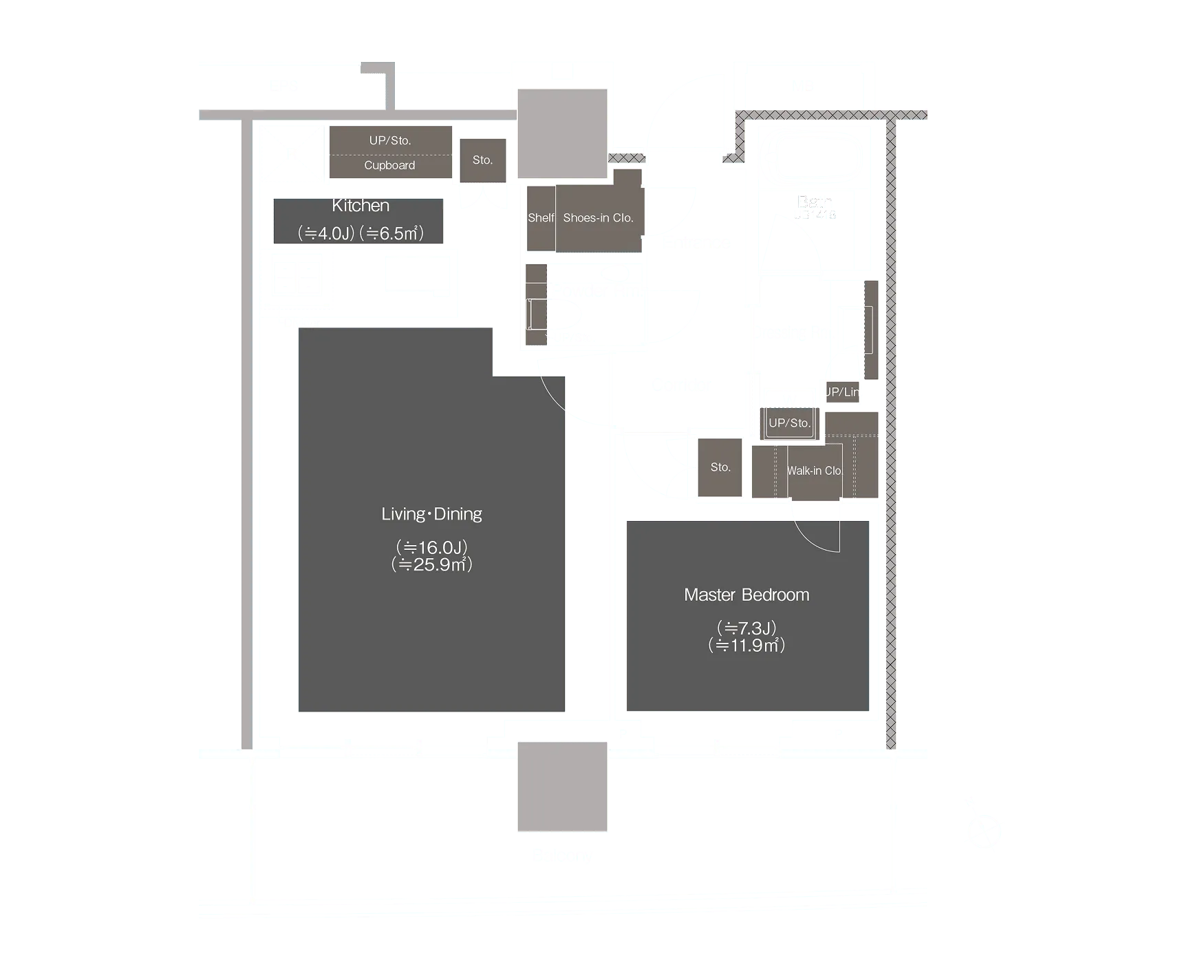 S63-HDの間取図
