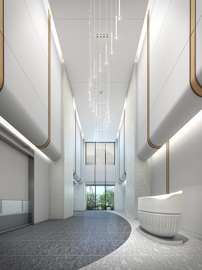 エントランスホール完成予想CG