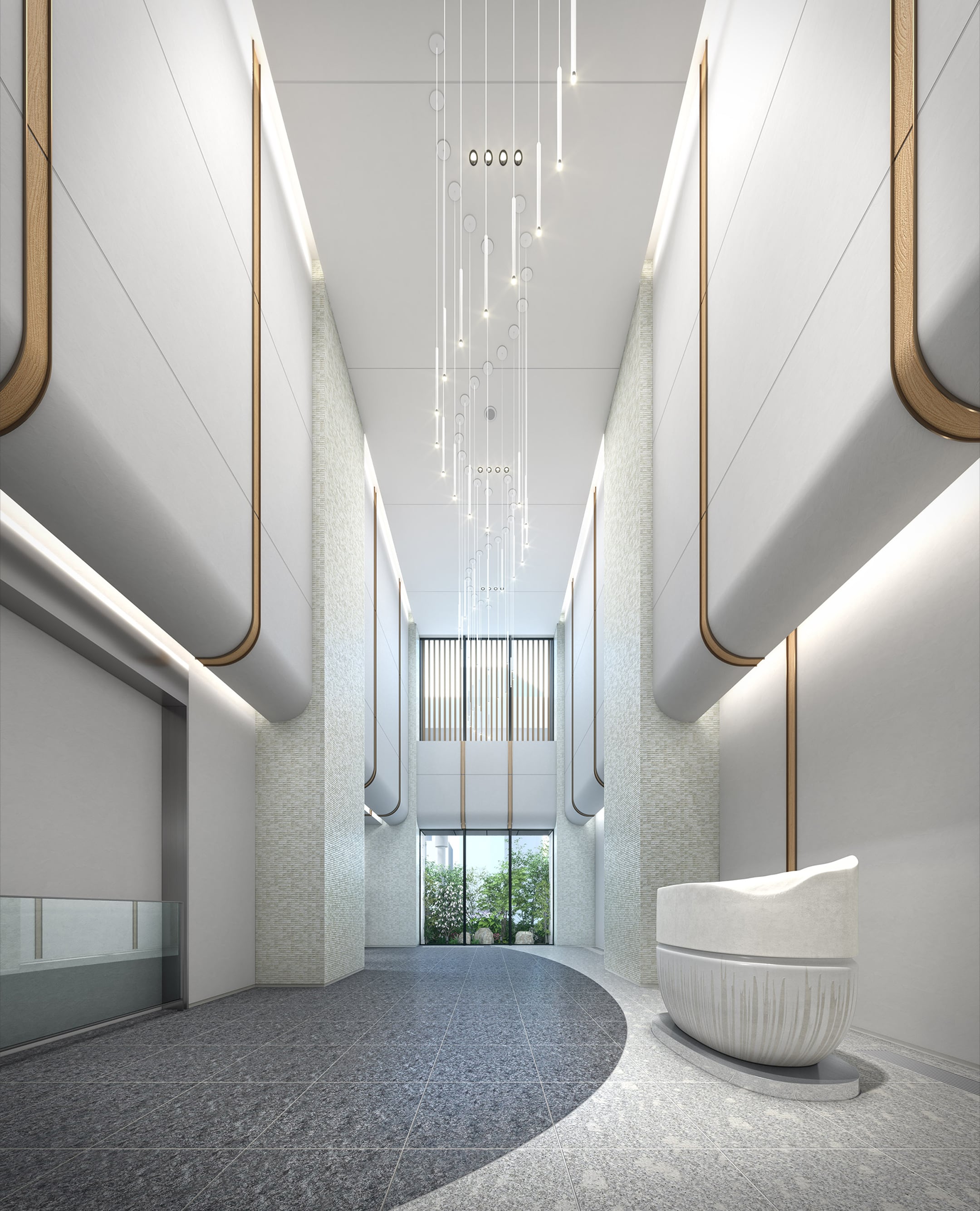 エントランスホール完成予想CG  