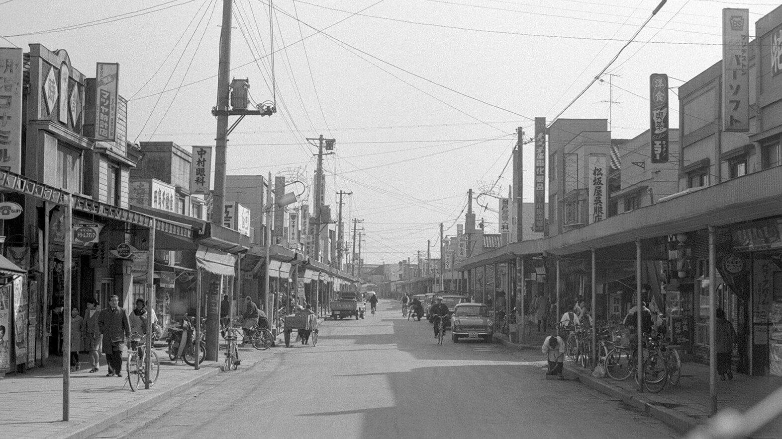 １９６３年小岩駅前通り美観商店街