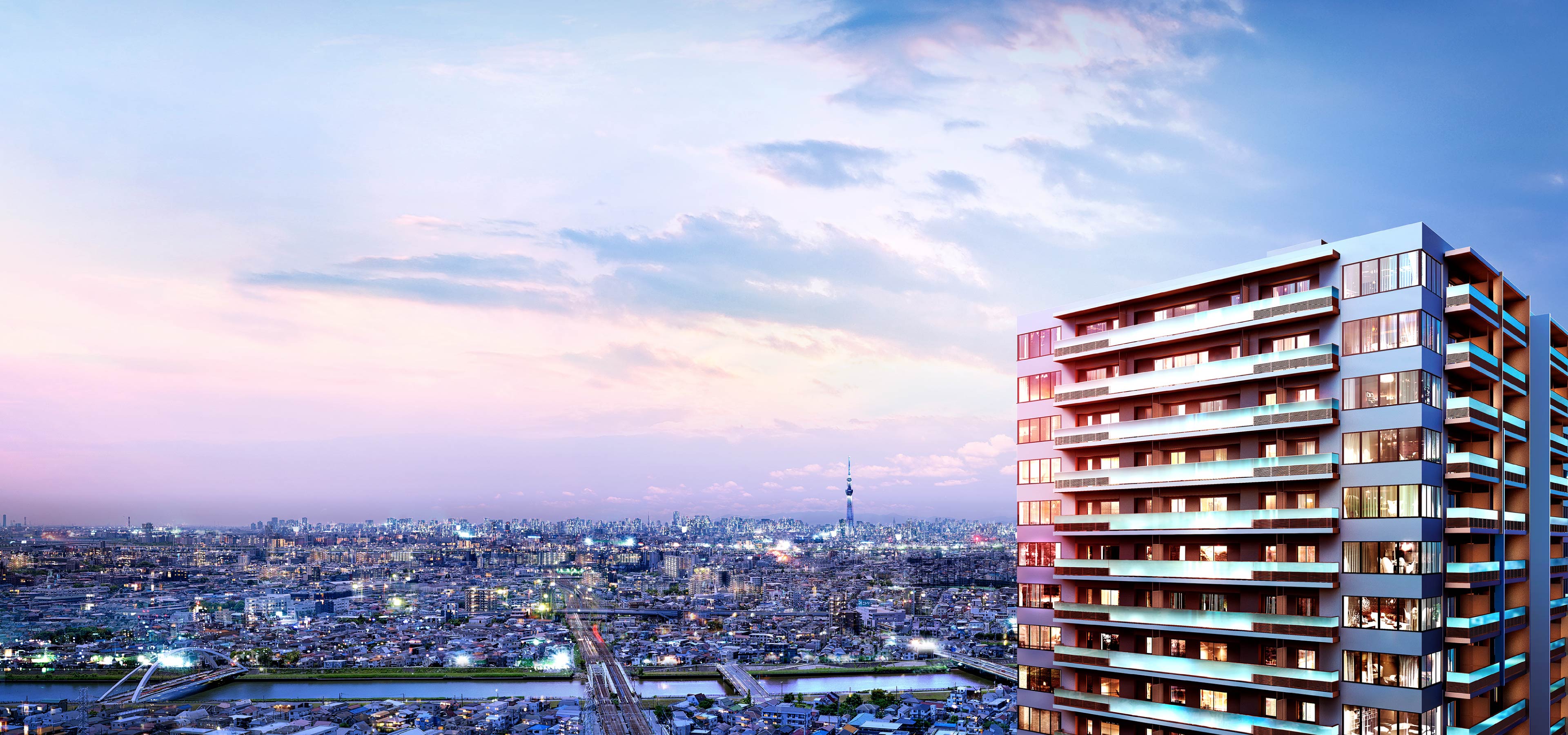 再開発全体完成予想CG