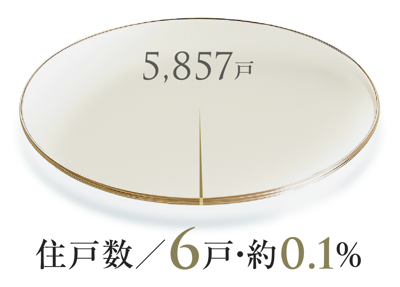 5,785戸中、住戸数:2戸
