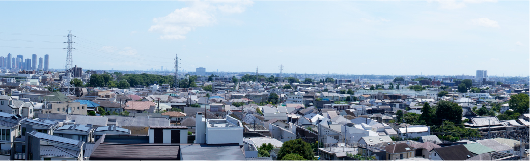 昼の眺望写真 2025年7月現地8階（建築基準法上7階）より南方向を撮影