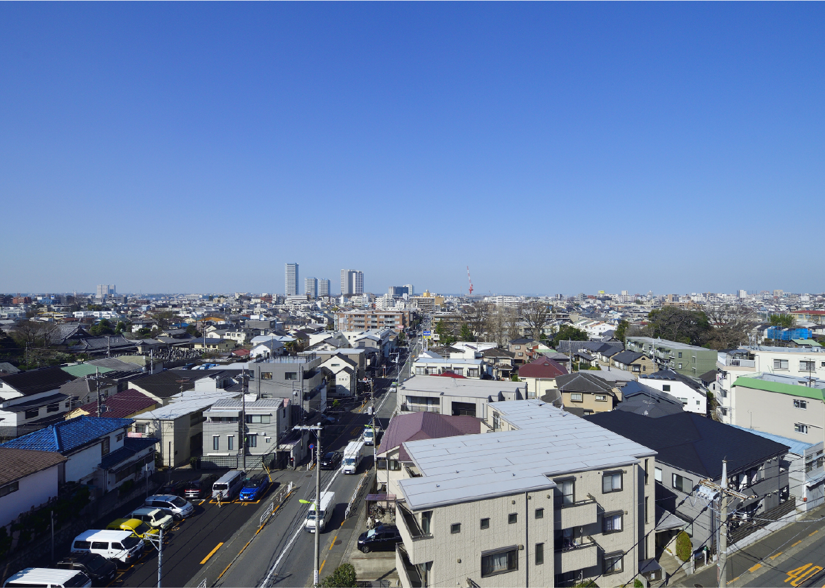 701号室より西方向を撮影(2024年11月)した眺望写真