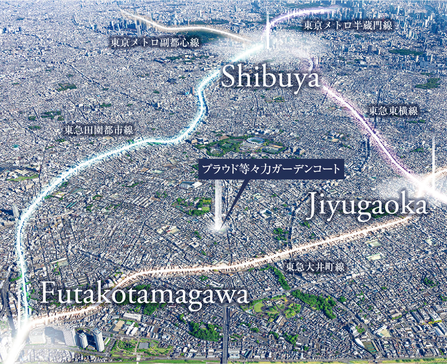 現地周辺航空写真