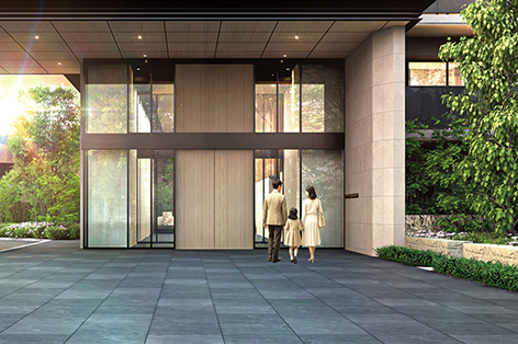 メインエントランス完成予想CG