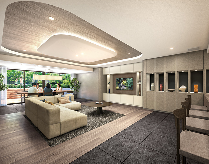 パーティールーム完成予想CG