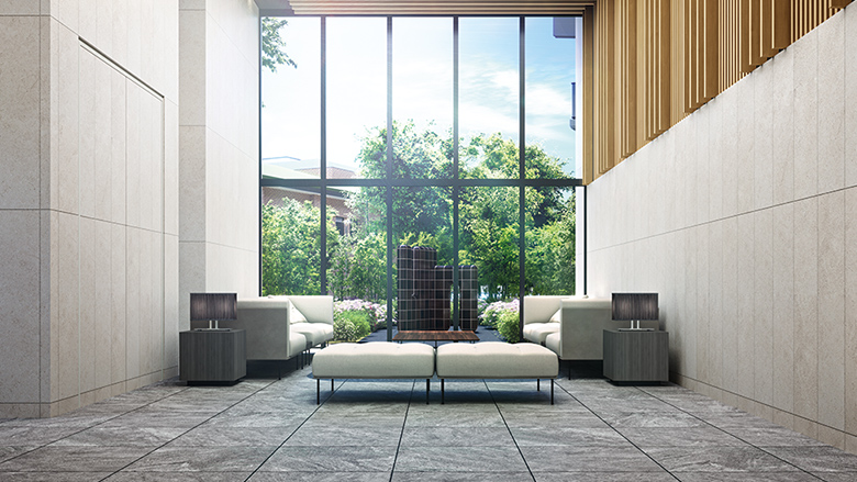 エントランスホール＆ラウンジ完成予想CG