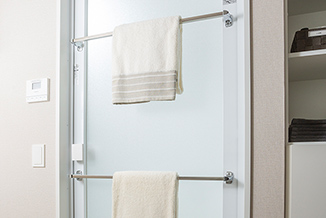 Wタオルバー 写真