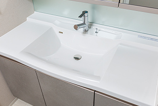 ボウル一体型カウンター 写真