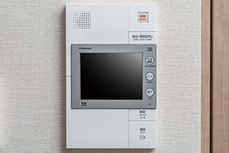 カラーモニター付ハンズフリーセキュリティインターホン 写真