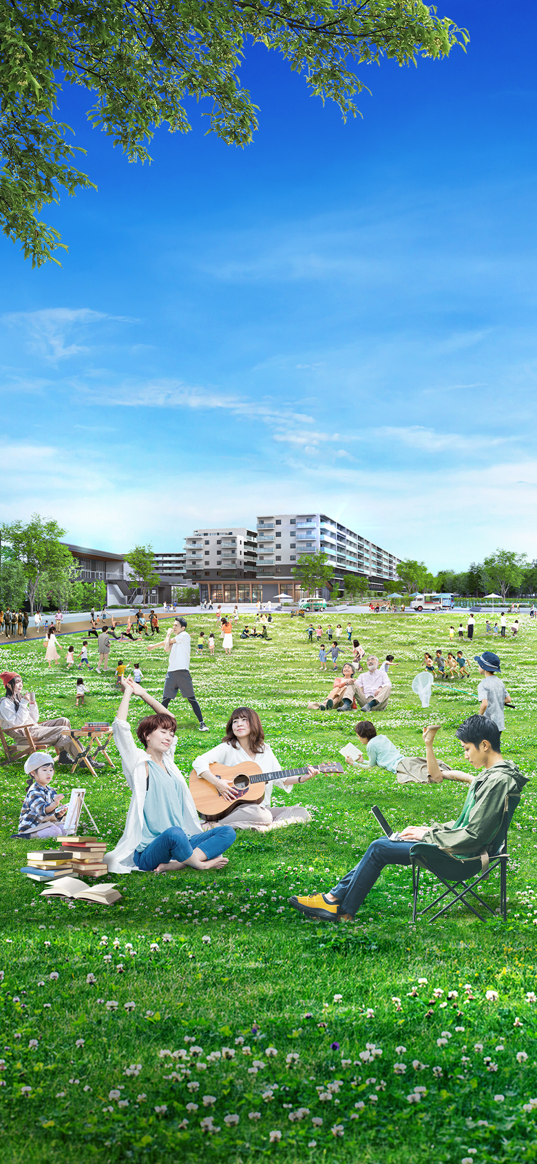 キャンパスパーク（広場）完成予想CG