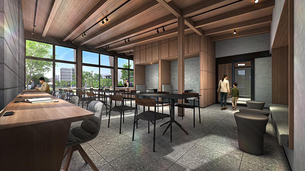 コミュニティカフェ完成予想CG