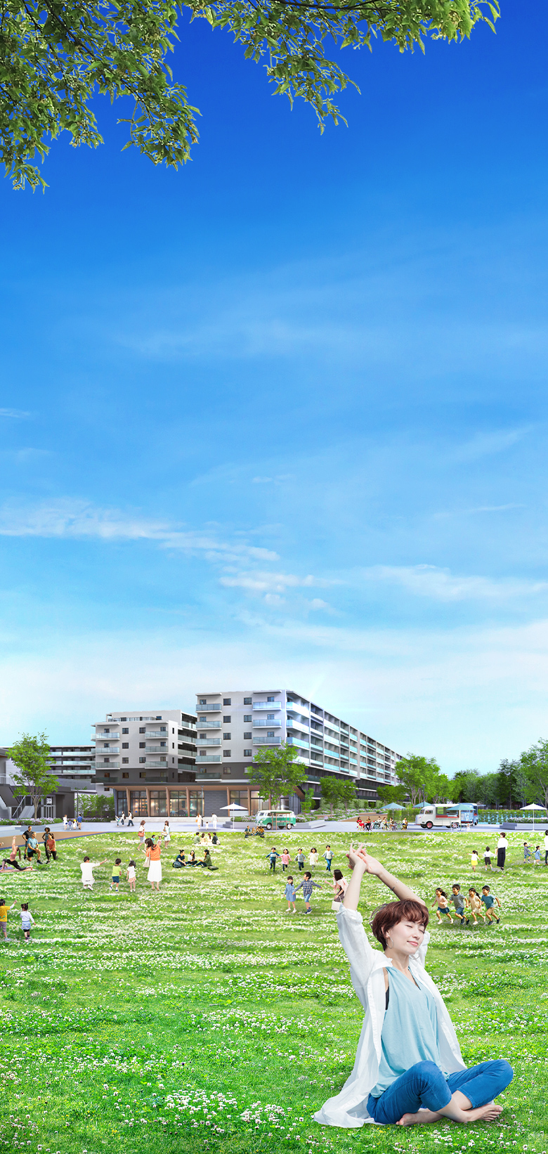 キャンパスパーク（広場）完成予想CG